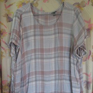 Plaid Torrid Top Size 3